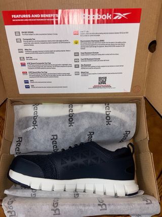 Scarpe antinfortunistiche Reebok 42 Blu/Bianco