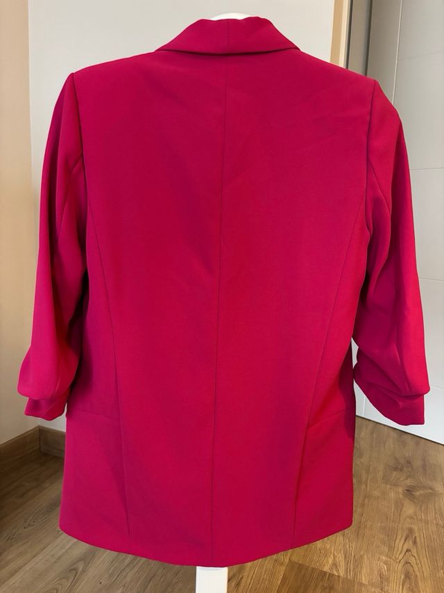 Blazer Zara Fucsia Mujer