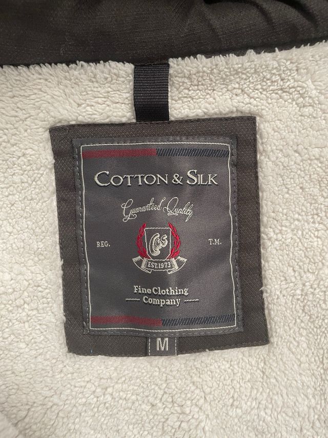 Parka uomo Cotton & Silk grigio