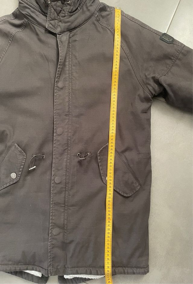 Parka uomo Cotton & Silk grigio