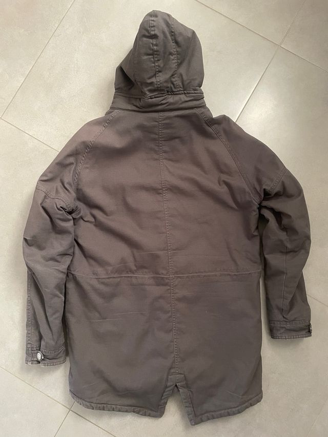 Parka uomo Cotton & Silk grigio