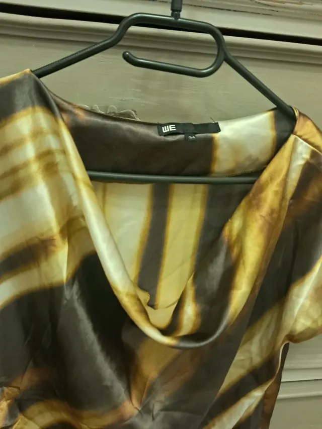 Top de seda estampado T34