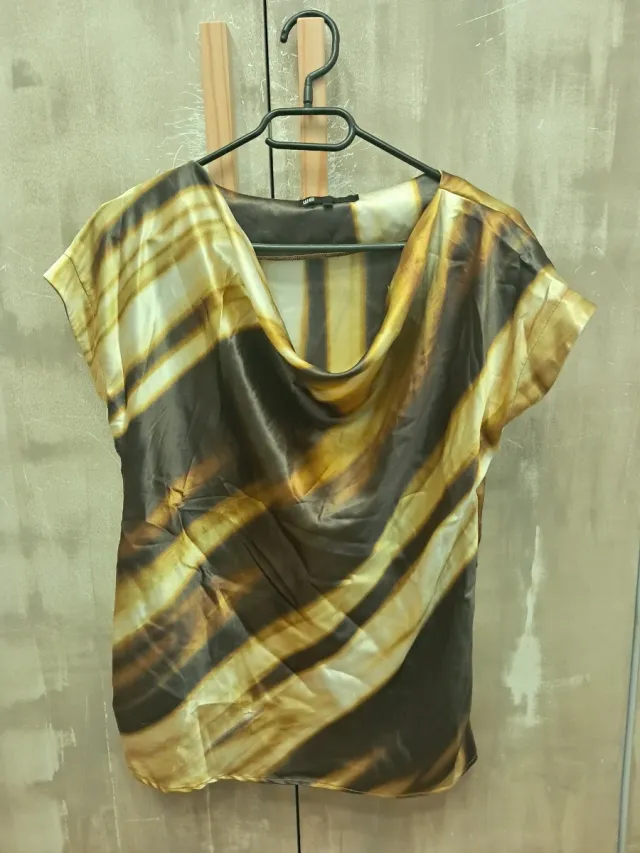 Top de seda estampado T34