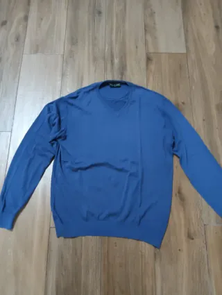 Jersey Roberto Verino Azul V-Neck