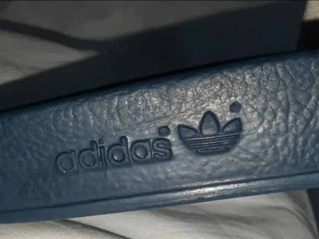 Sandalias Adidas Azul y Blanco