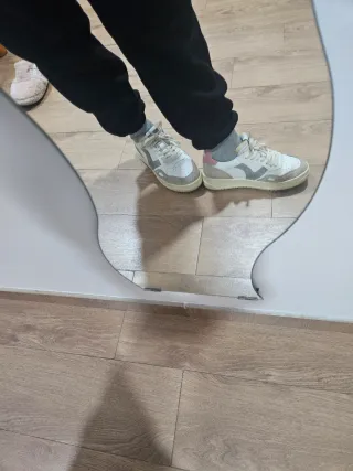 Zapatillas Victoria 1915 Blancas y Rosas