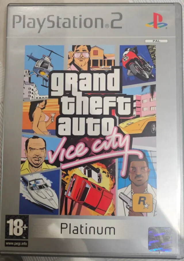 GTA Vice City PS2 Platinum Español