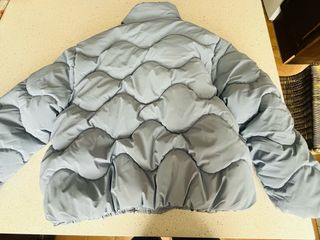 Cazadora acolchada Zara azul celeste