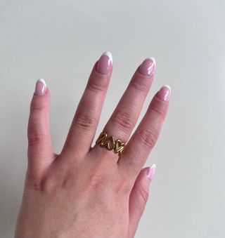 Anillo Brownie dorado