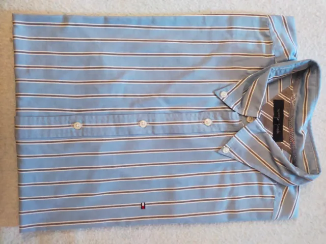 Camisa Tommy Hilfiger Rayas Azules 4XL