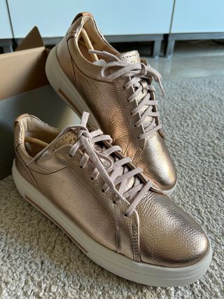 Zapatos Clarks Artisan Dorados Mujer