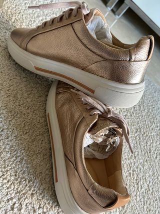 Zapatos Clarks Artisan Dorados Mujer