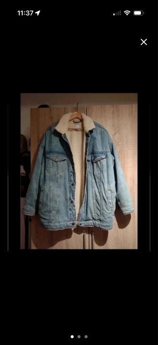 Chaqueta vaquera de borrego