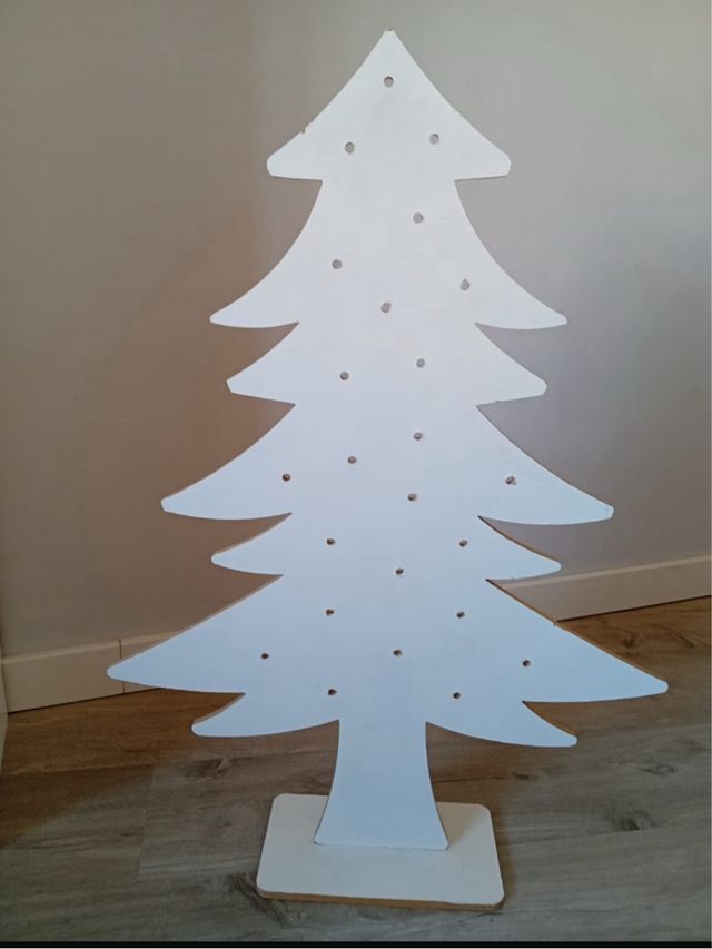 Árbol Navidad DM Blanco de 80 cms de alto