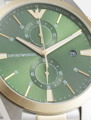 Reloj Emporio Armani Claudio Cronógrafo Oro/Verde