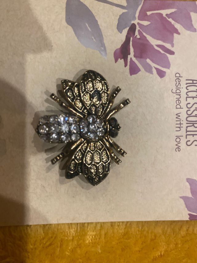 Broches Sfera Abeja y Flores