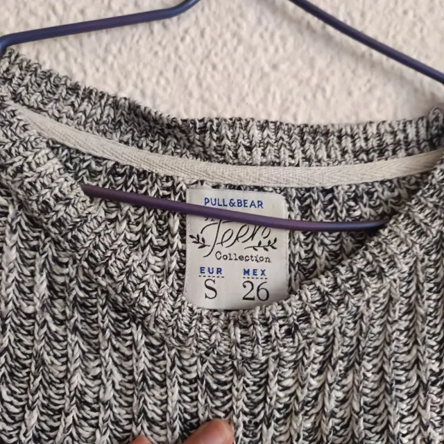 Jersey corto tejido gris