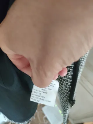 Americana Lana Viscosa Seda Cortefiel T.44