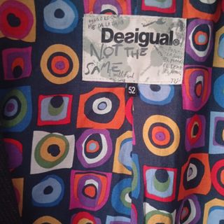 Americana Desigual Talla 52 Gris