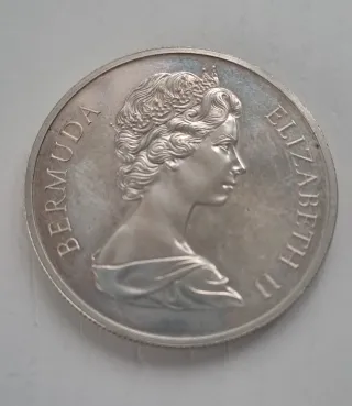 Moneda Plata Silver Wedding 1972