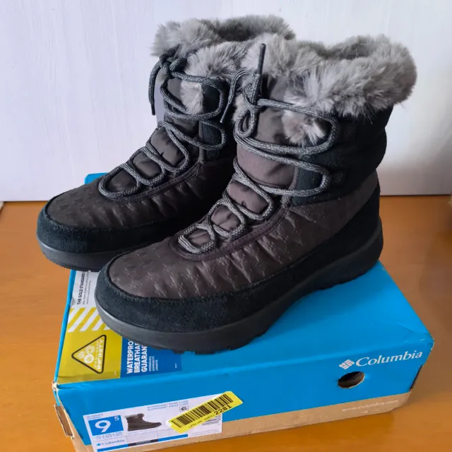 Botas Columbia Negras y Grises Talla 40,5