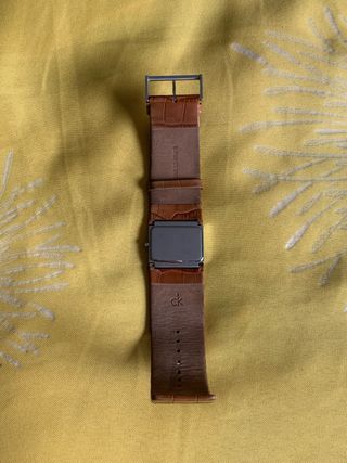 Reloj Calvin Klein Correa Marrón y Plata