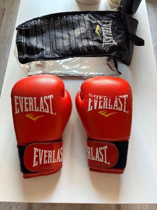 Guantes de Boxeo Everlast Rojos 12 oz