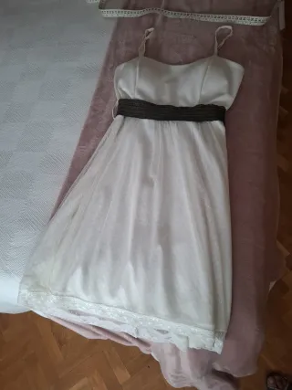 Vestido blanco sin mangas