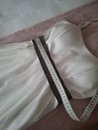 Vestido blanco sin mangas