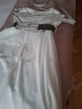 Vestido blanco sin mangas