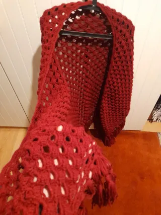 Mantón ganchillo  grande