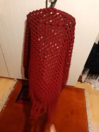 Mantón ganchillo  grande