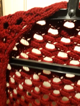 Mantón ganchillo  grande