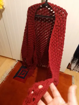 Mantón ganchillo  grande