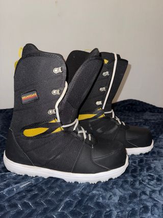 Botas de Snowboard Dreamscape Negras y Amarillas