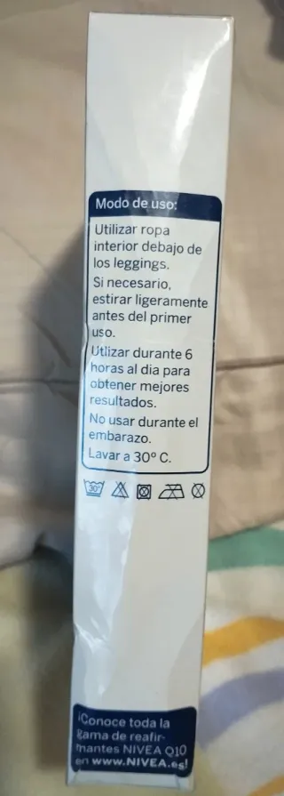 Leggings Nivea Reafirmantes Talla L-XL Negros