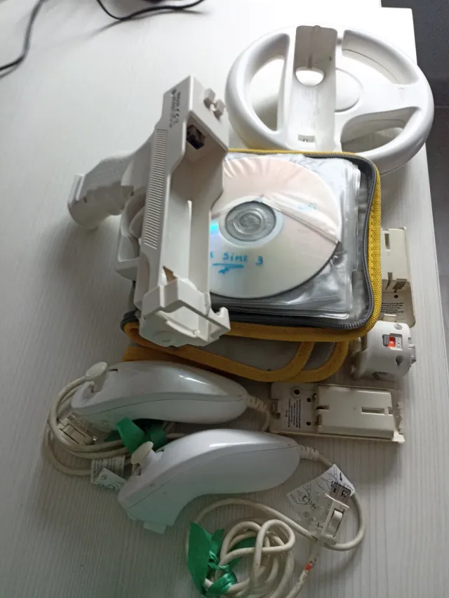 Nintendo Wii pirateada con accesorios