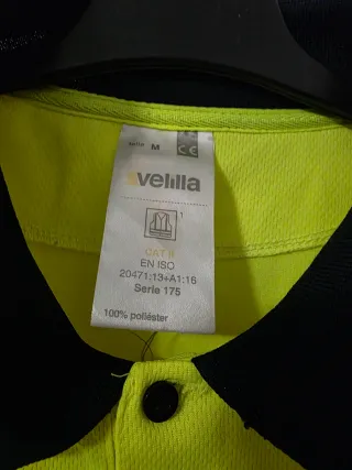 Polo Velilla Reflectante Manga Larga