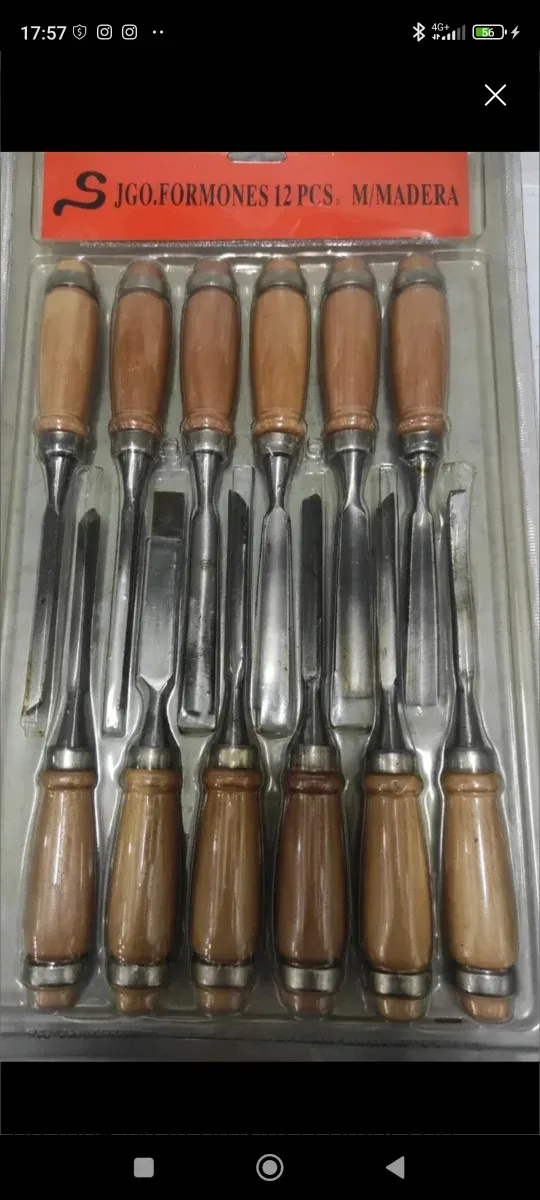 12 gubias y formones