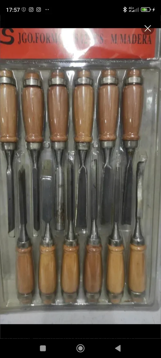 12 gubias y formones