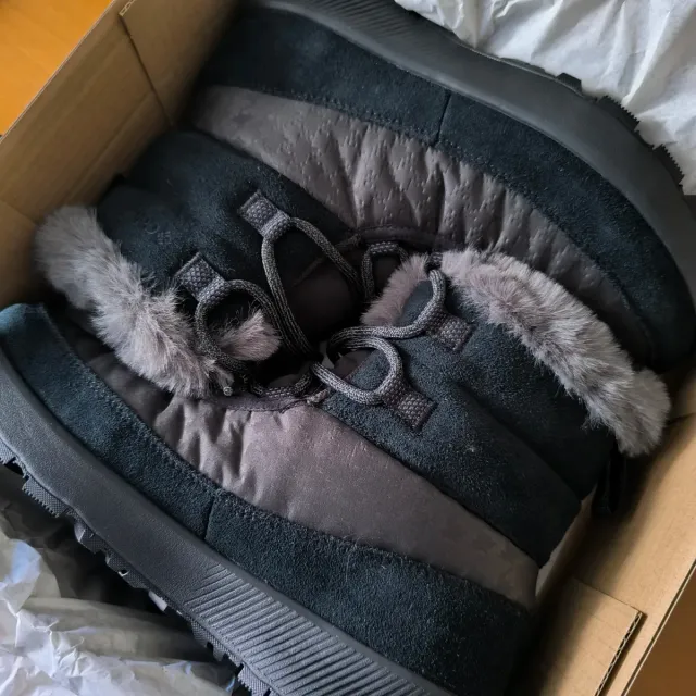 Botas Columbia Negras y Grises Talla 41