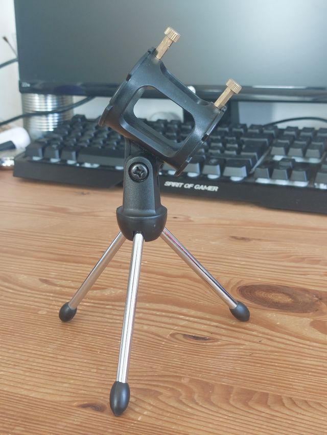 Soporte de micrófono de mesa