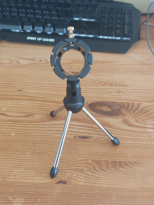 Soporte de micrófono de mesa