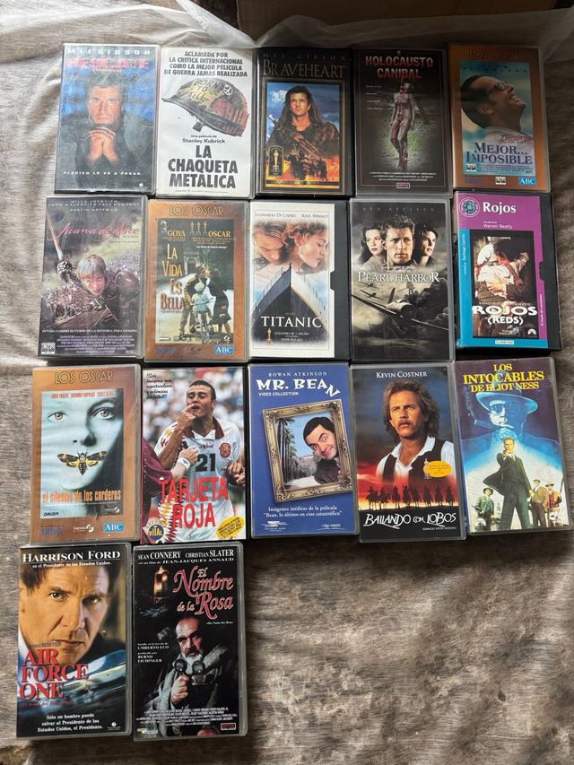 Lote Películas VHS Clásicas