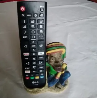 Statuetta Rasta Vintage Porta Telecomando