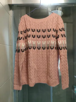 Jersey rosa tejido talla L