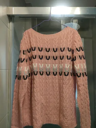 Jersey rosa tejido talla L