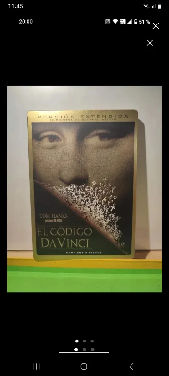 DVD El Código Da Vinci Versión Extendida