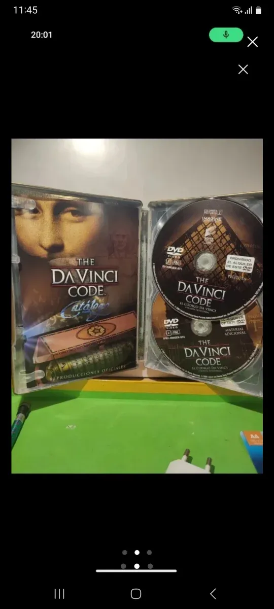 DVD El Código Da Vinci Versión Extendida