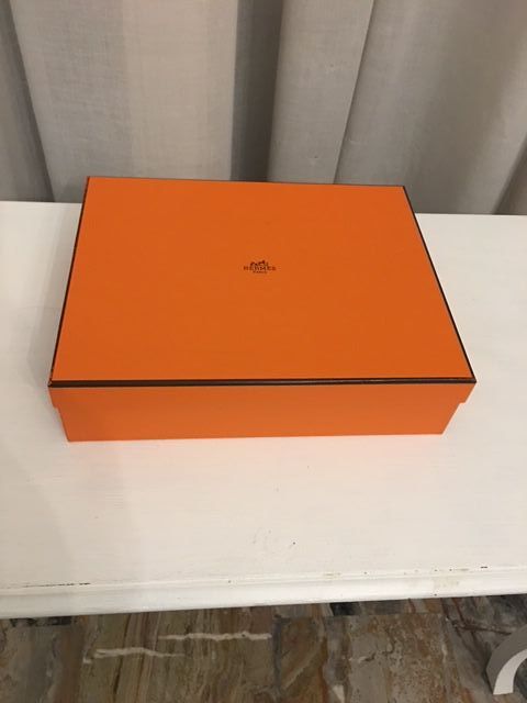 Scatola Hermes Arancione Originale
